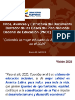 Plan Decenal Nacional de Educacion_2016_2025