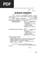 Akta Cerai