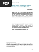 A Proposição de Conceito de Ambiente de Johannes Para a Dança Contemporanea Digital