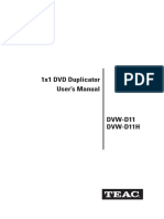 Teac 1x1 Dvdduptower Manual