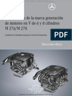 Manual Motores v6 v8 m276 m278 Mercedes Benz Combustion Sistemas Refrigeracion Lubricacion Electrico Electronico PDF