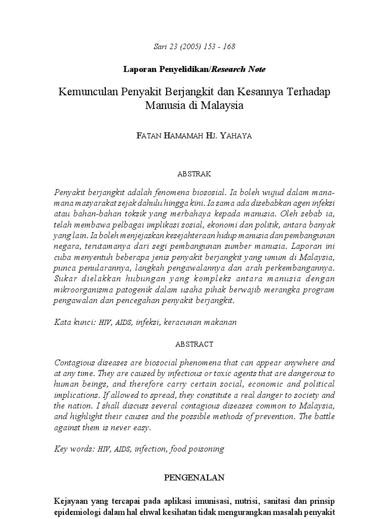 Penyakit Berjangkit Pdf