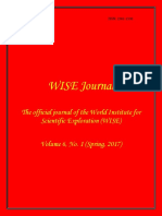 WISE Journal Volume 6, No. 1 (Spring, 2017)