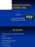 Foreign Institutional Investors (Fiis)