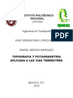 Topografia y Fotogrametria