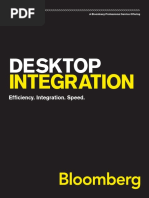 Bloomberg Desktop Integration