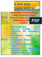 Visi Dan Misi Puskesmas Pontap Kota Palop