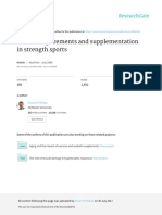 Protein Requirements and Supplementation in Strength Sports: Nutrition July 2004