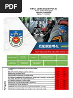 Edital Verticalizado PM AL Soldado Combatente