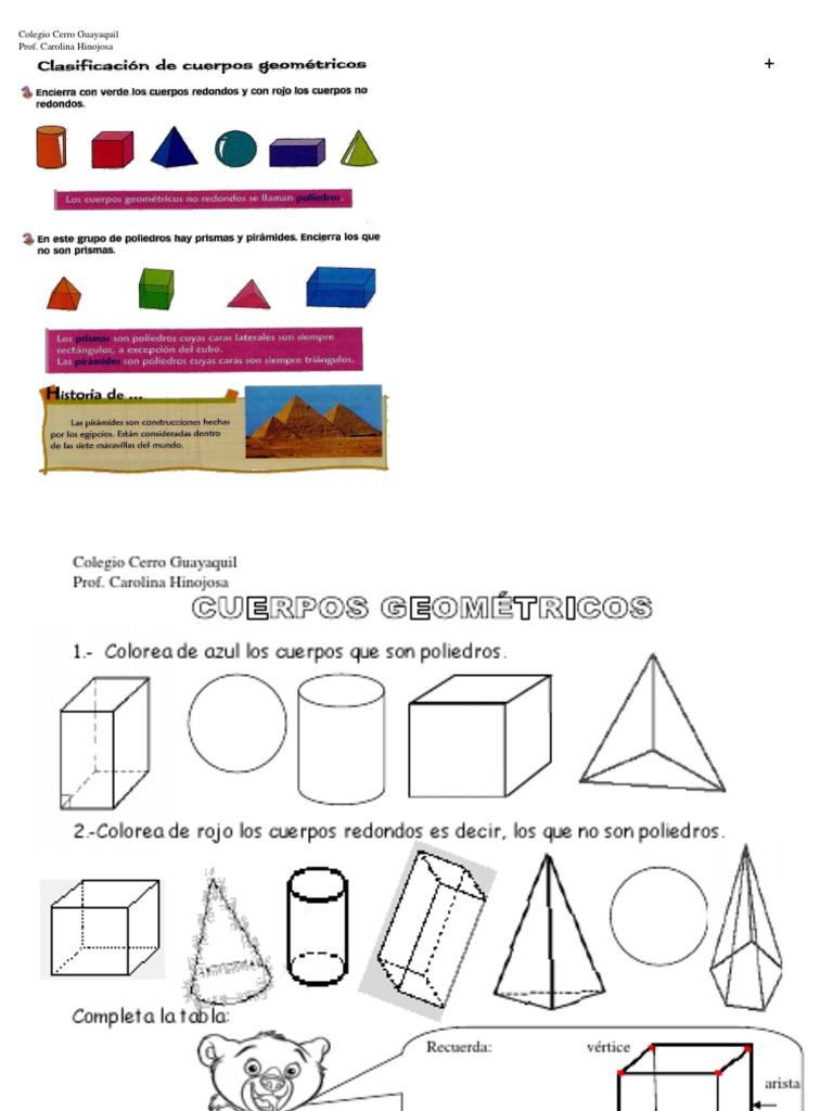 Guia Cuerpos Geometricos Espacios Topologicos Euclides