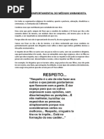 Conduta Comportamental Do Médium