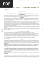 Resolución 1111 de 2017 - Estándares Mínimos Del SG-SST