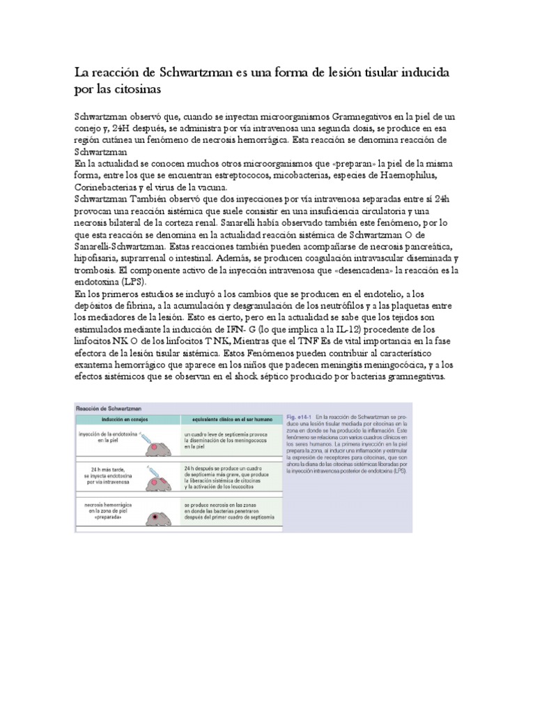 Reaccion de Schwartzman