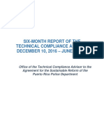 6th TCA report - Puerto Rico Police Reform(to June 9, 2017)