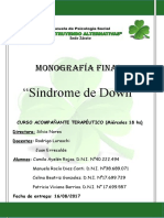 Monografía Sindorme de Down