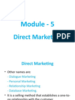 Module - 5: Direct Marketing