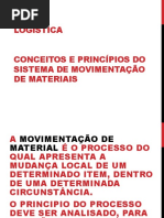 Aula de Movimentação e Armazenagens de Materiais 1 - 2016