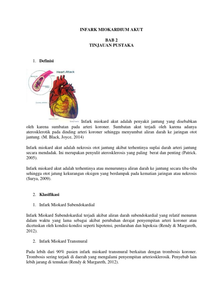 Definisi dan Klasifikasi Infark Miokardium | PDF