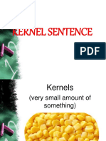 Kernel Sentence