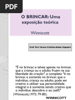 o Brincar Para Winnicott 2015 Aula 2