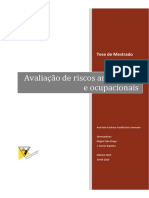 Avaliação de riscos ambientais e ocupacionais em unidade de tratamento de resíduos