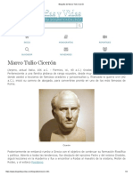 Biografia de Marco Tulio Cicerón