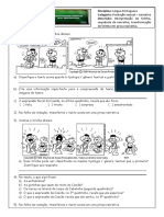 Interpretação e transformação de tirinhas em narrativas