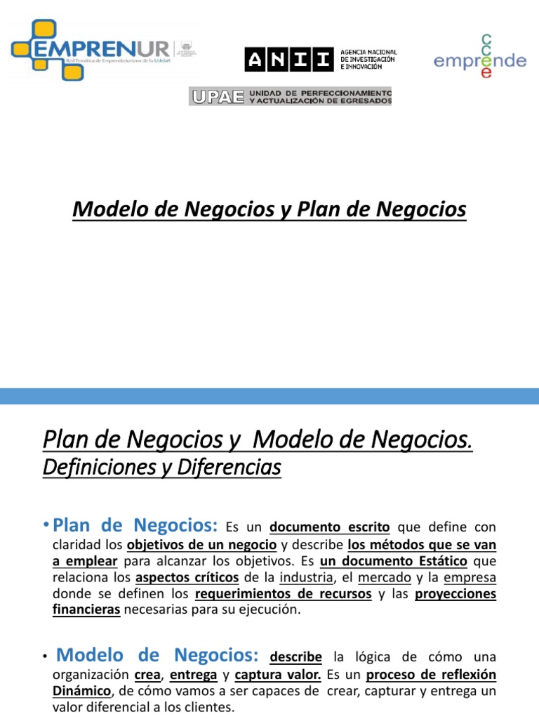 Modelo y Plan de Negocios Canvas | PDF | Distribución (comercial ...
