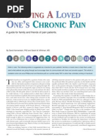 Surviving A Loved One's Chronic Pain