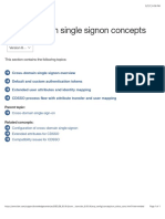 Cross-Domain Single Signon Concepts