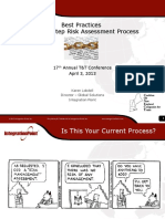 K Lobde Final CONECT 2013 5-Step Risk Assessment Process