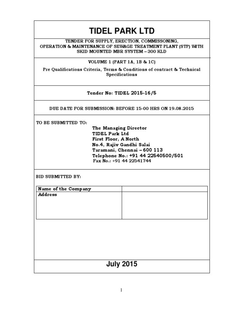 Stp Volume 1 Guarantee Arbitral Tribunal