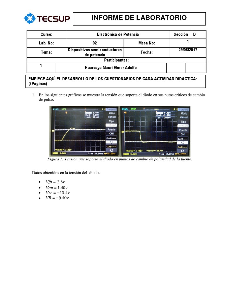 Reporte LAB 2 | PDF | Transistor de unión bipolar | Energia electrica
