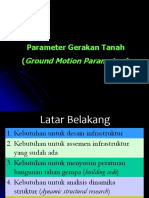 10 - Parameter Gerakan Tanah