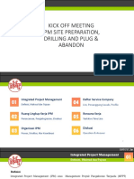 Kick Off Meeting - Ipm Drilling & Plug