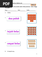 1-7(b) Susun Nombor Menaik Dan Menurun