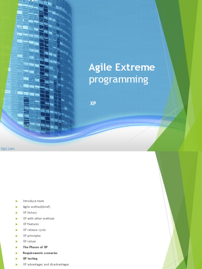 EXtreme Programming | PDF | Software Development Process | Agile ...