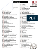 Web Steele 101 Ways Checklist