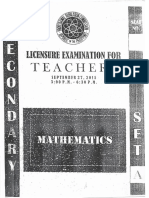 Secondary Sept.2015 LET Math 1 1