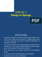 Unit No 1: Design of Springs
