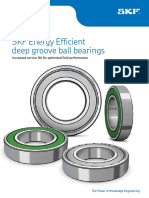 SKF Energy Efficient Deep Groove Ball Bearings