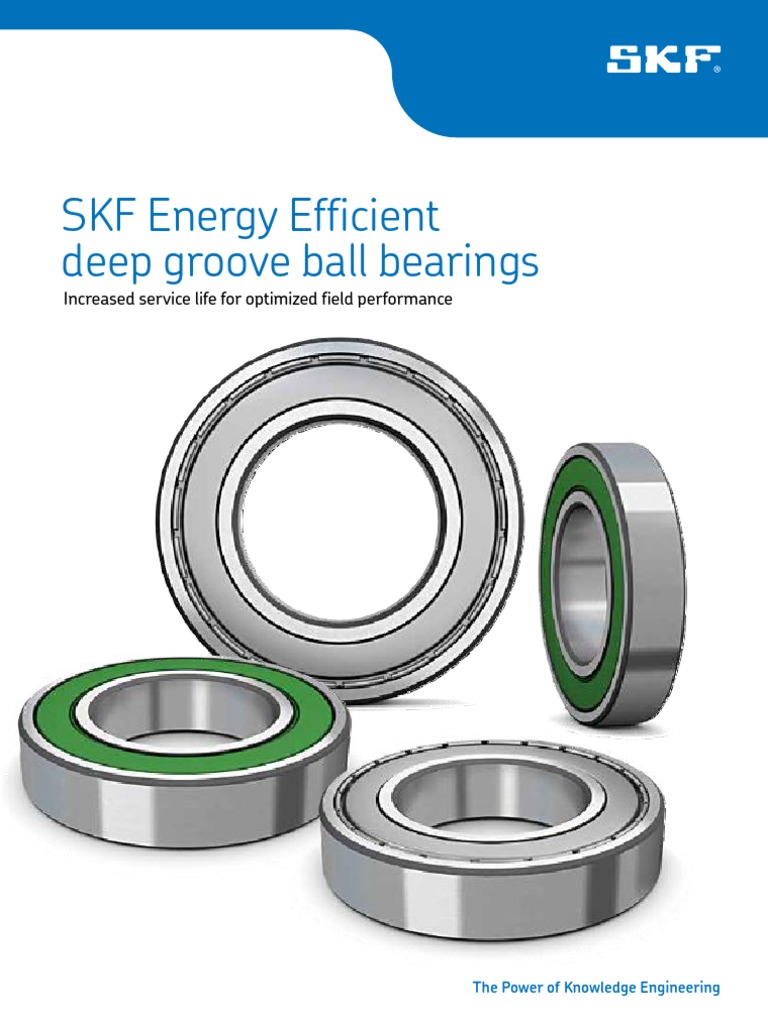 SKF Energy Efficient Deep Groove Ball Bearings PDF Bearing