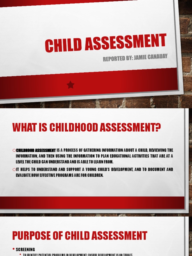Understanding Child Assessment Methods | PDF | Educational Assessment ...