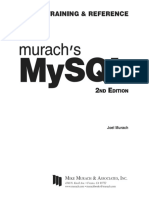 Murachs Mysql 2nd Edition 2nd Joel Murach