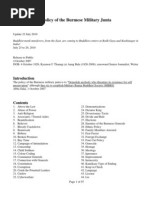 Download Policy of the Burmese Military Junta 20100722 by Burma Democratic Concern BDC SN35769947 doc pdf