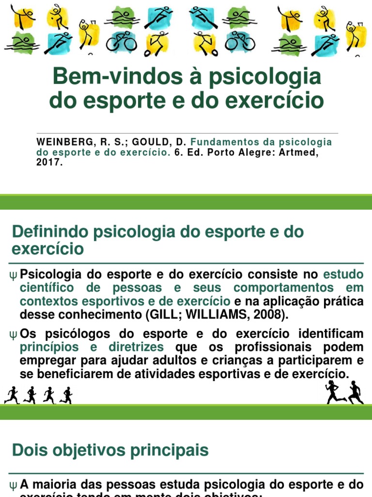 Aula 01 Introdução A Psicologia Do Esporte Pdf Esportes Psicologia