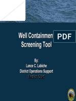 Well Containment Screening Tool