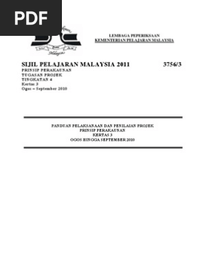 Buku Panduan Pelaksanaan Projek Prinsip Akaun Ting 4 Pdf