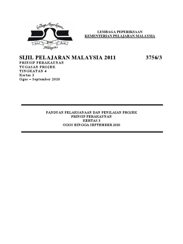 Buku Panduan Pelaksanaan Projek Prinsip Akaun Ting 4