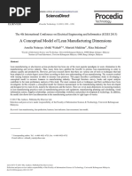 World Class Manufacturing Model Pdf Lean Manufacturing Operations Management